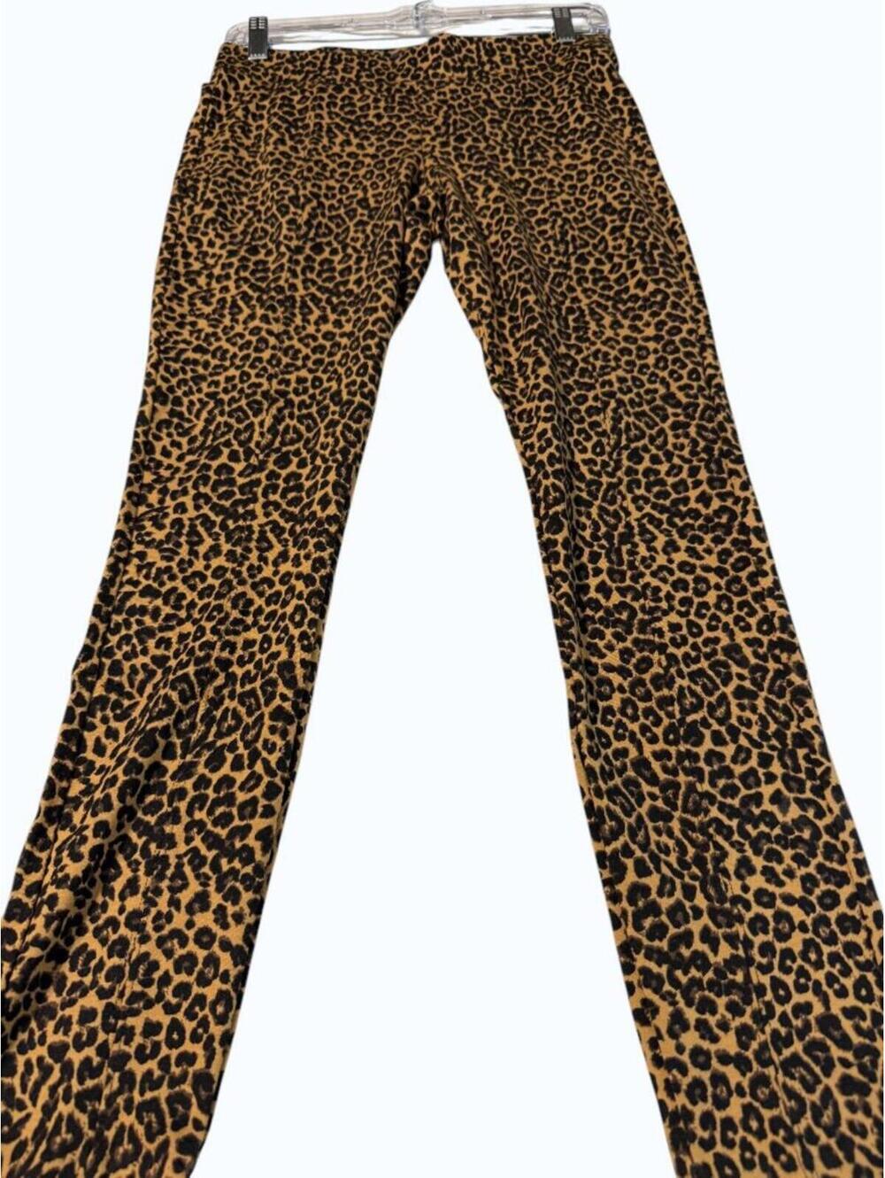 Old Navy Stevie Leopard Print Pull-On Pants Size Small